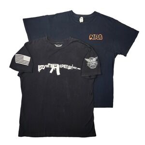 NRA Shirt Mens XL 2nd Amendment We‎ The People Outdoorsmen Hunting America USA